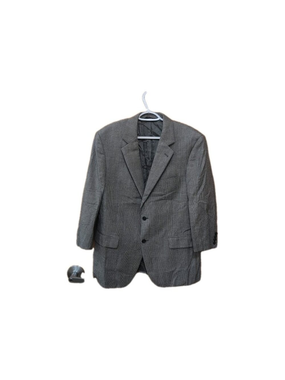 Jos A Bank Signature Collection Suit Jacket Men 44R Gray Blazer Sport Coat
